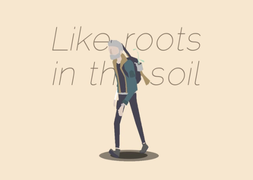 Like roots in the soil