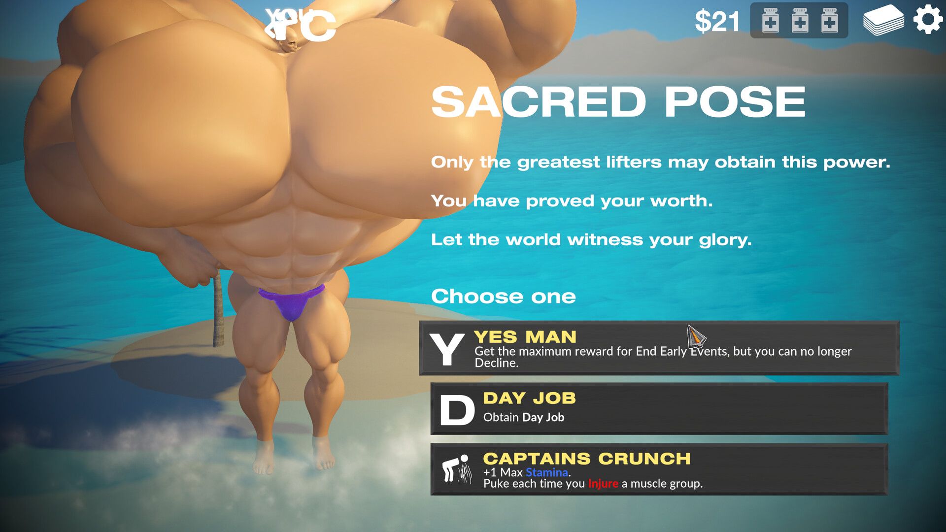 GET YOKED: Extreme Bodybuilding スクリーンショット 5
