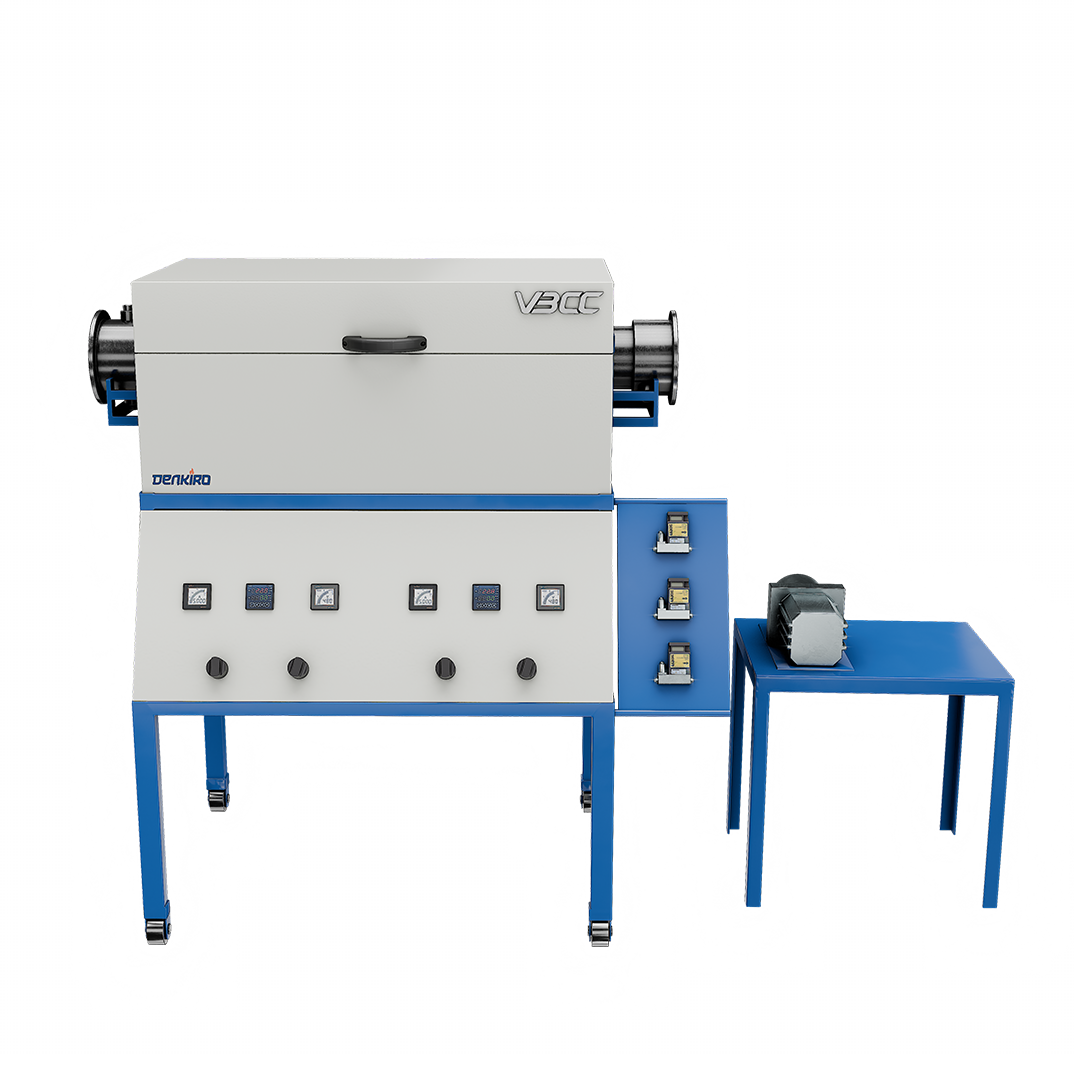  A Chemical Vapour Deposition furnace displayed, highlighting its structure and functionality in advanced material synthesis.