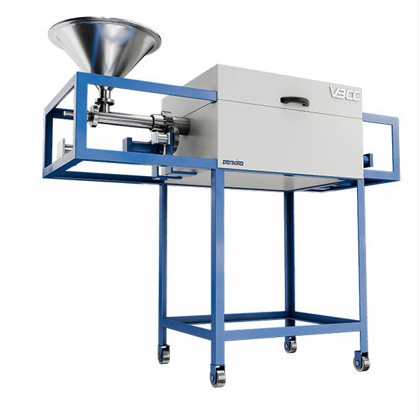 A visual representation of a rotary tubular furnace, emphasizing its cylindrical shape and functionality in thermal processing.