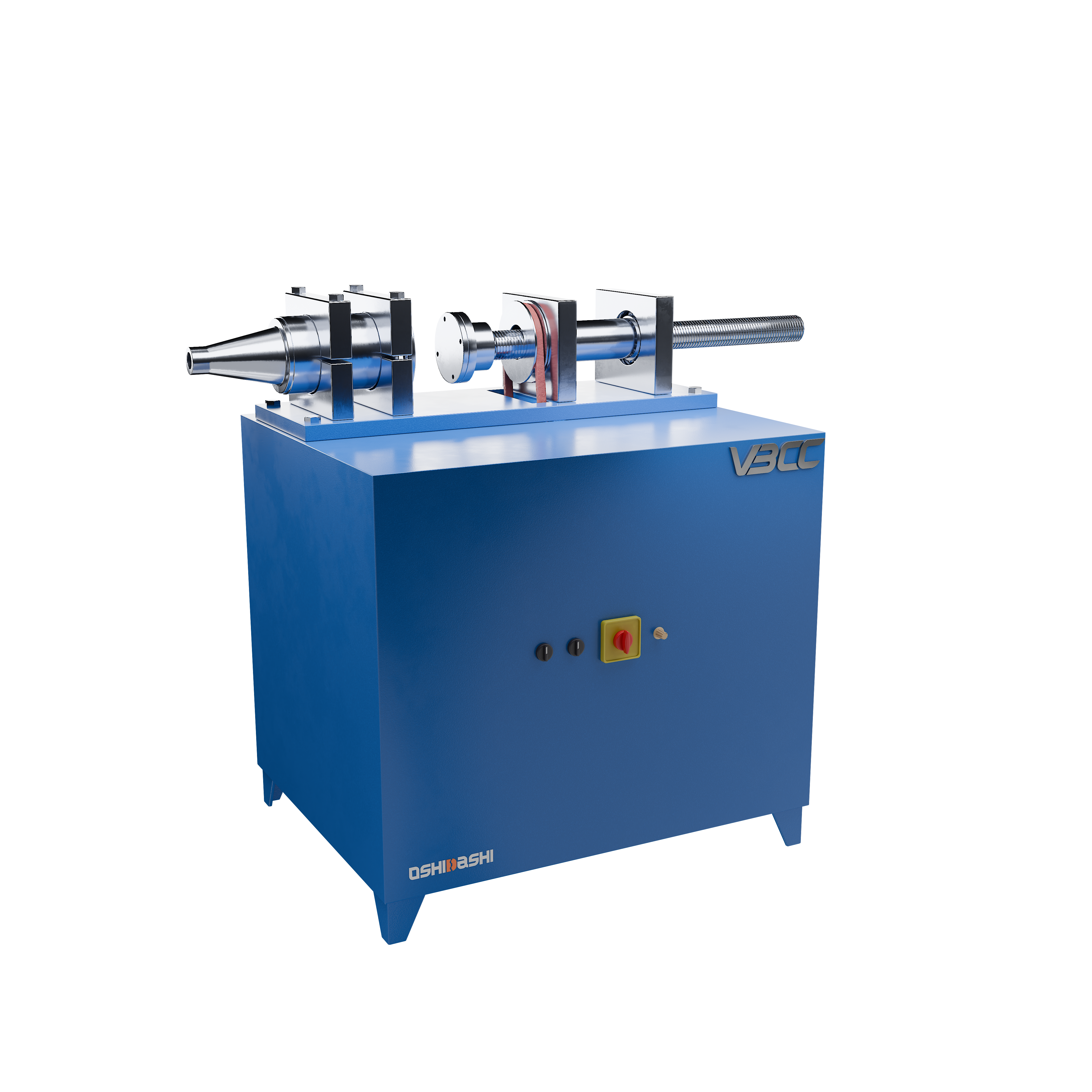 An automatic extruder machine used for shaping materials through a die, showcasing its industrial design and functionality. An automatic extruder machine used for shaping materials through a die, showcasing its industrial design and functionality.