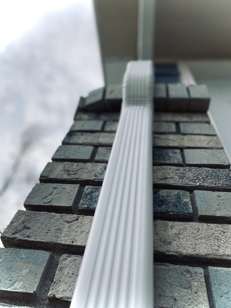 Downspout on a house in Nampa, Idaho