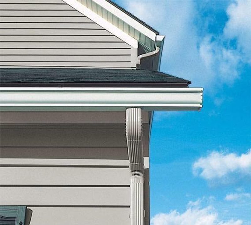 Gutters on home in Middleton, Idaho
