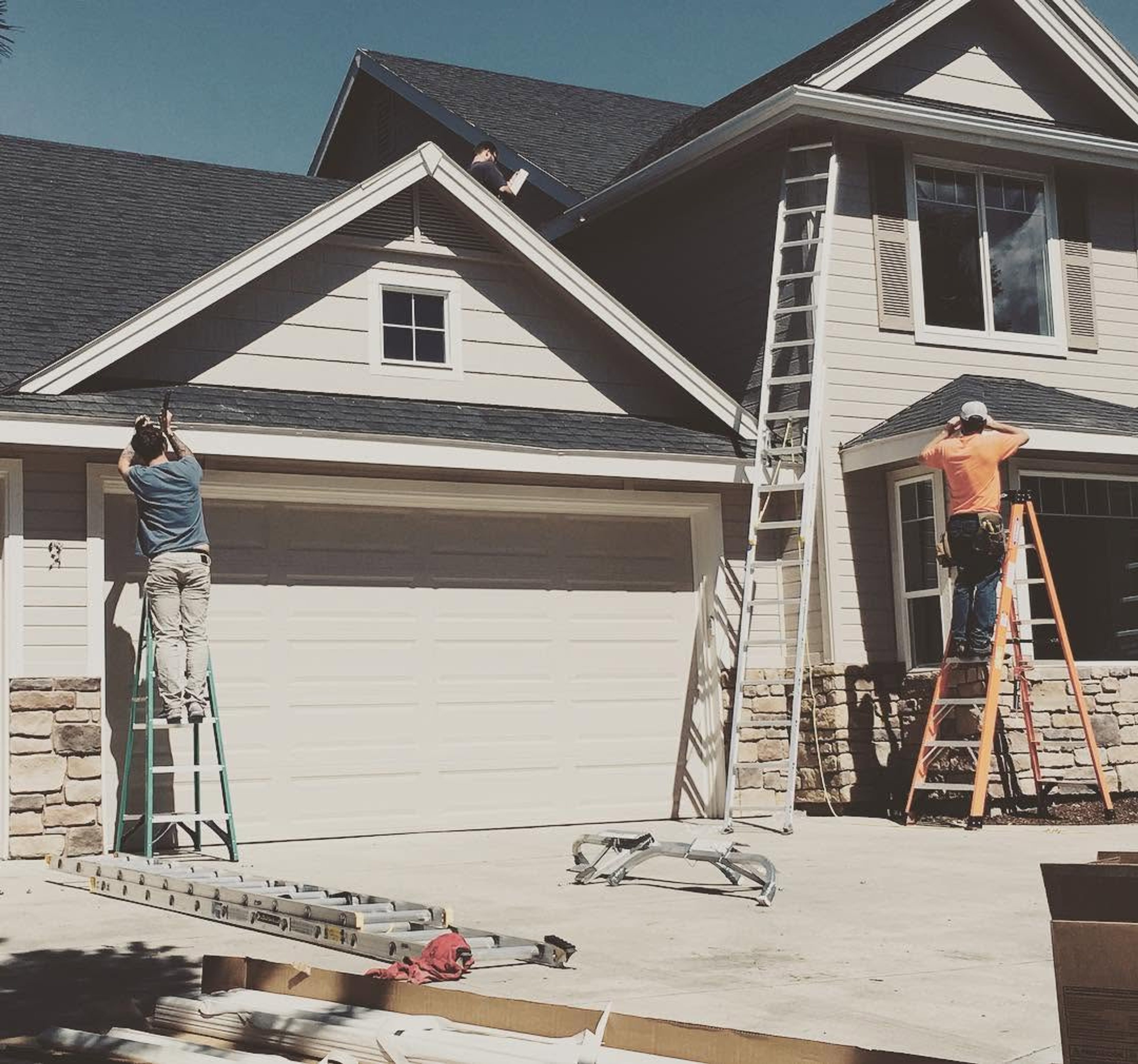 Full gutter system install in Homedale, Idaho