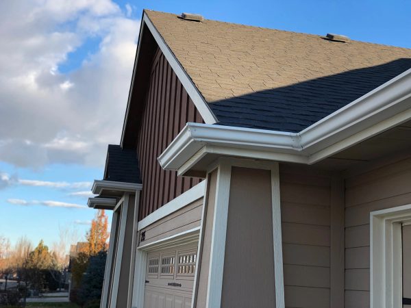 Gutters on home in Meridian, Idaho