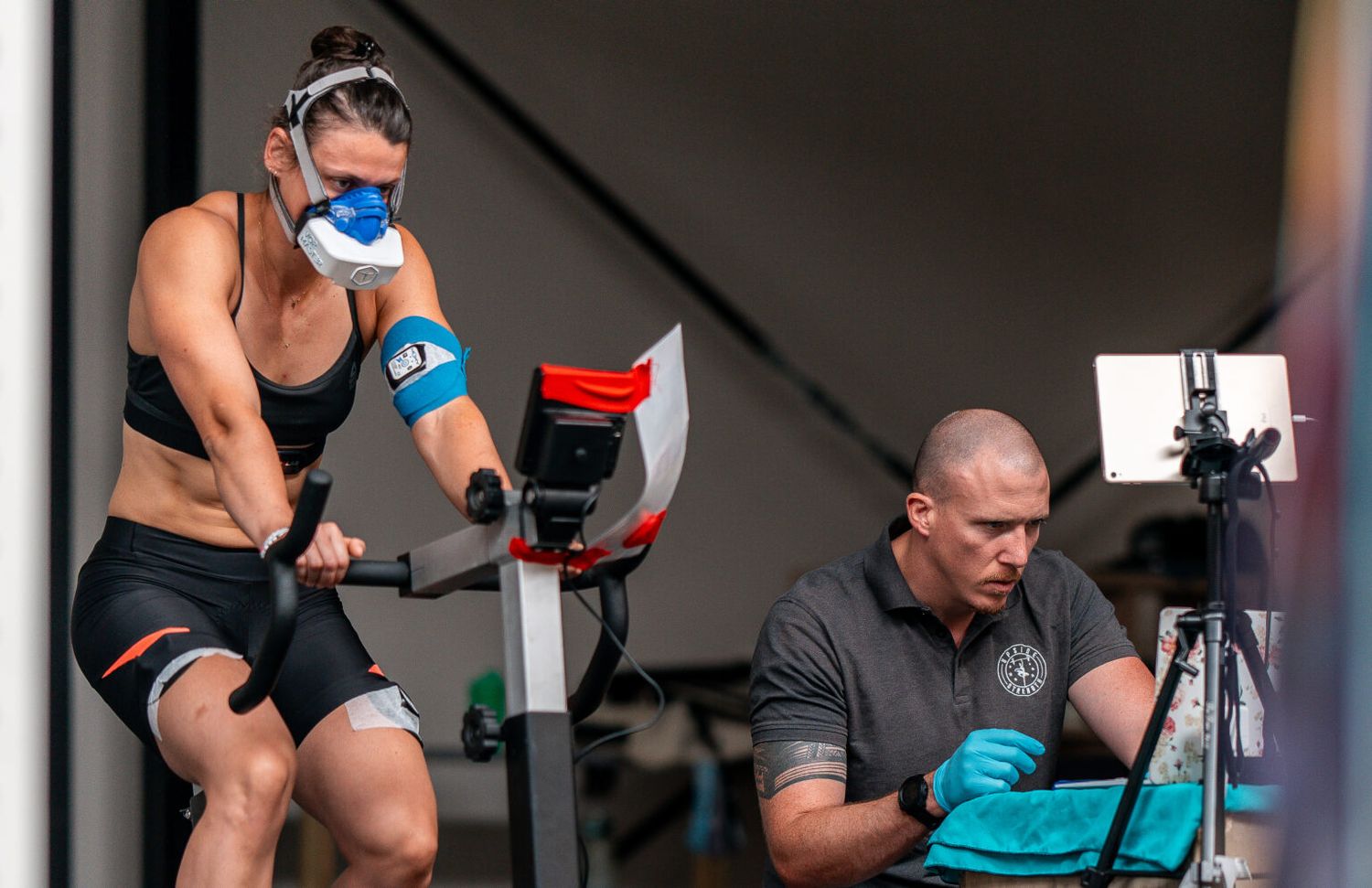 Example of a physiological assessment performed by Upside Strength on a CrossFitⓇ Competitor.