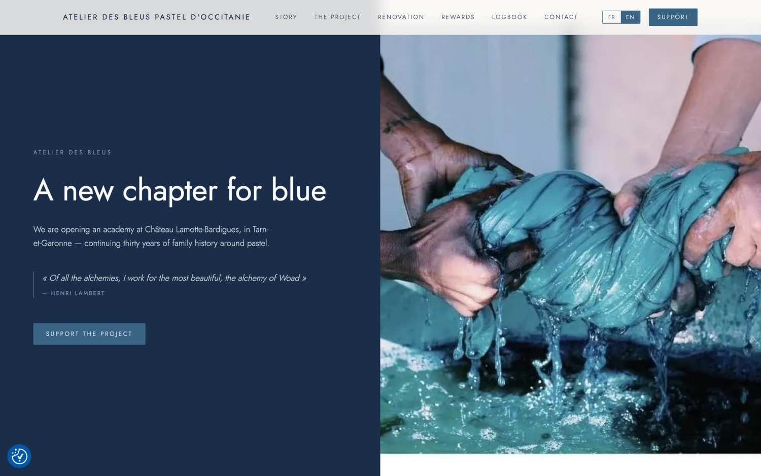 The English edition of the site