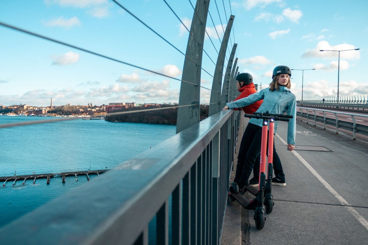 Voi electric scooters