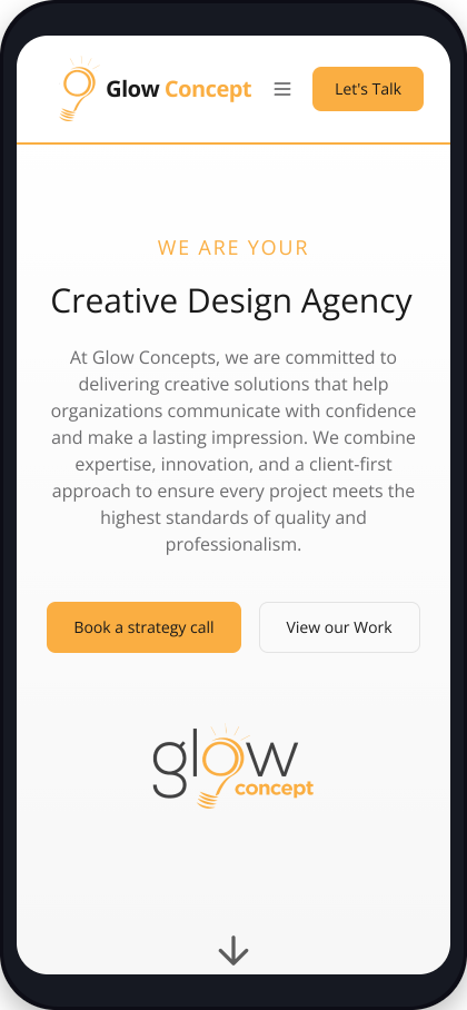 GlowConcept Website image 3