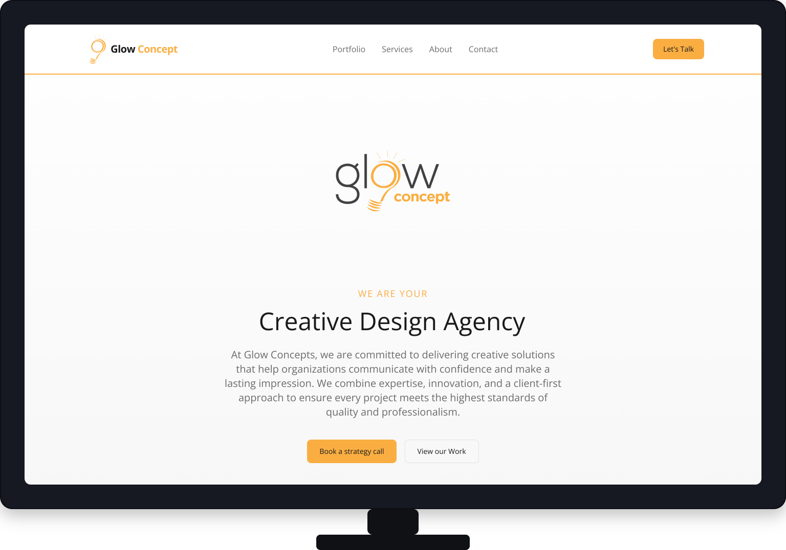 GlowConcept Website image 2