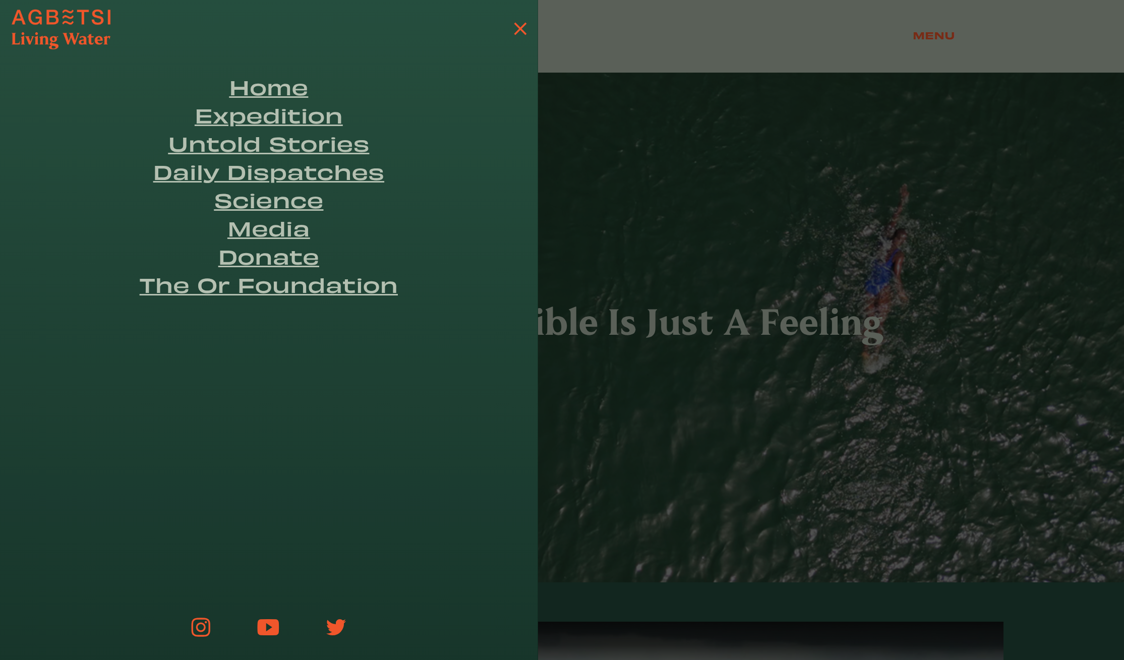 Agbetsi Living Water Website image 2