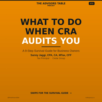 What To Do When CRA Audits You