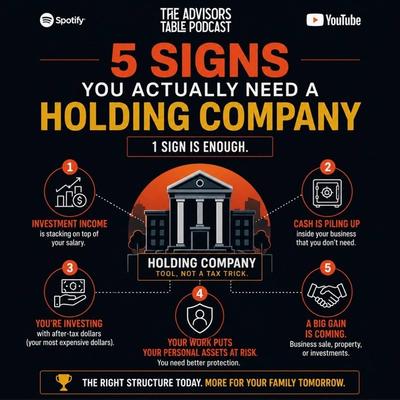 5 Signs You Actually Need A Holding Company