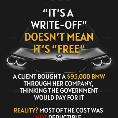 "It's A Write-Off" Doesn't Mean It's "Free"