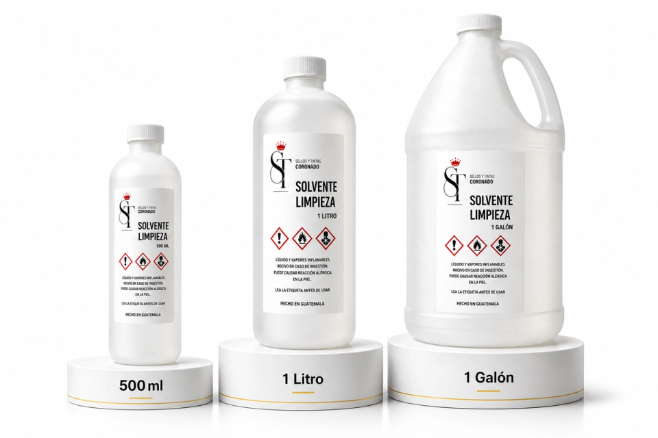 Solvente para limpieza de sellos