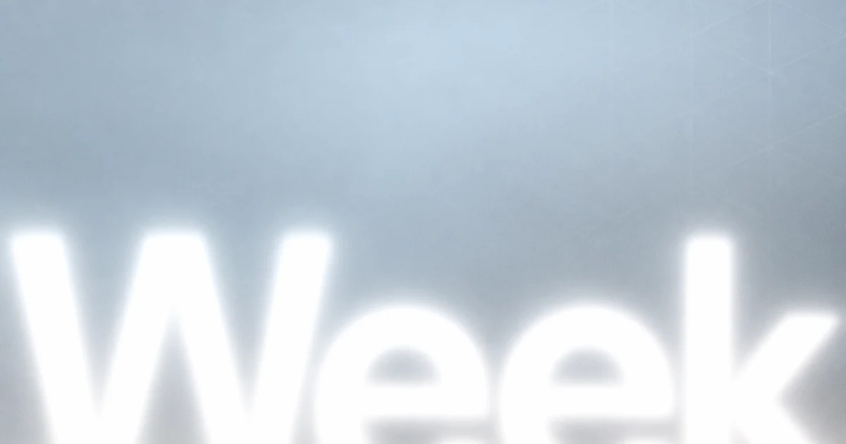 Glowing Week typography representing pay period schedules
