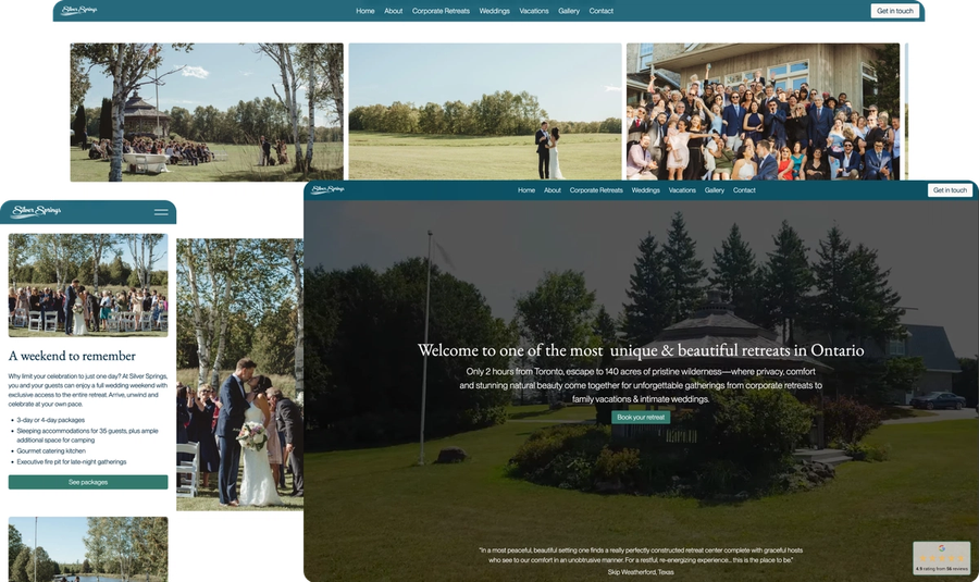 Silver Springs new website