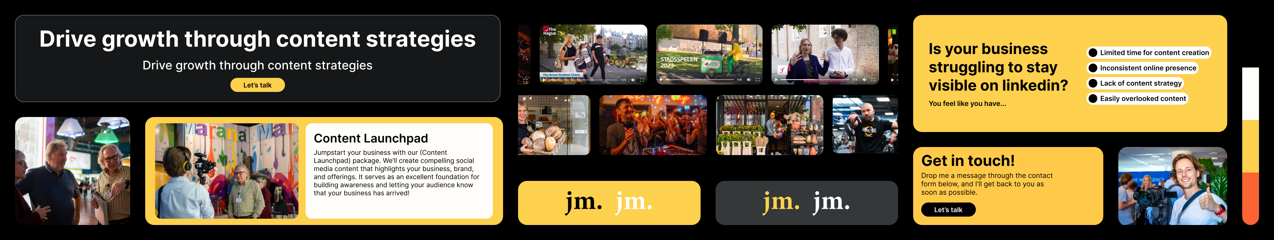 JM Visuals website stylescapes