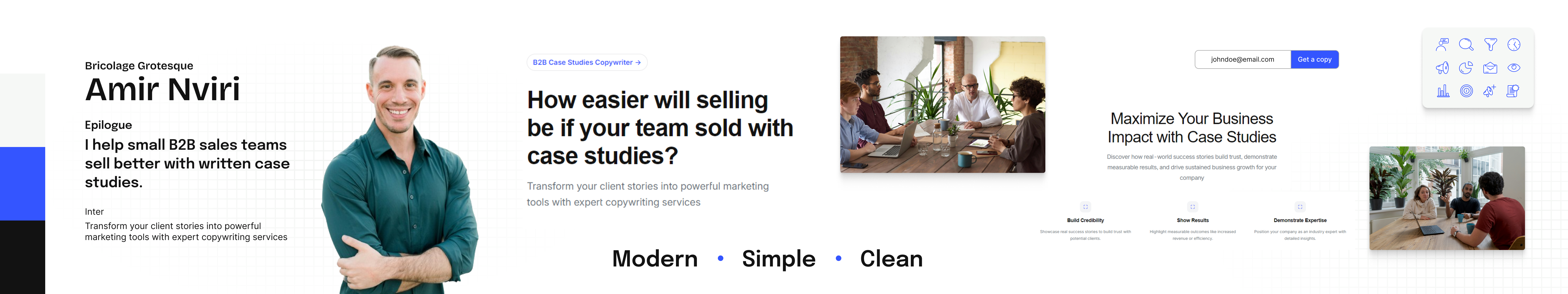 Ask Amir website stylescape