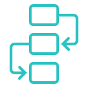 An icon of a circle with a dot on the center