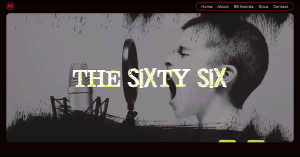 The 66 home page