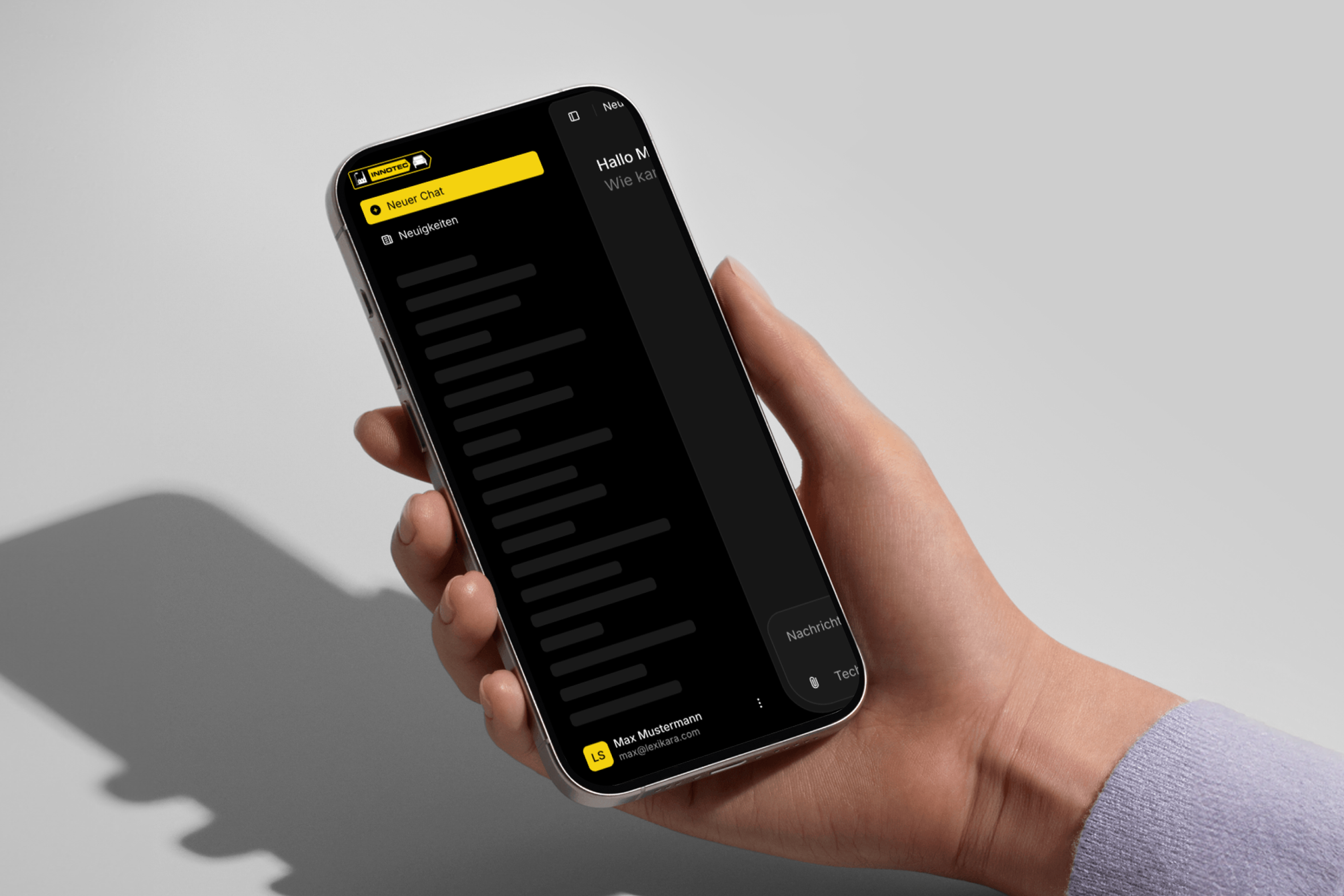 Lexikara Instanz für Innotec als Mockup