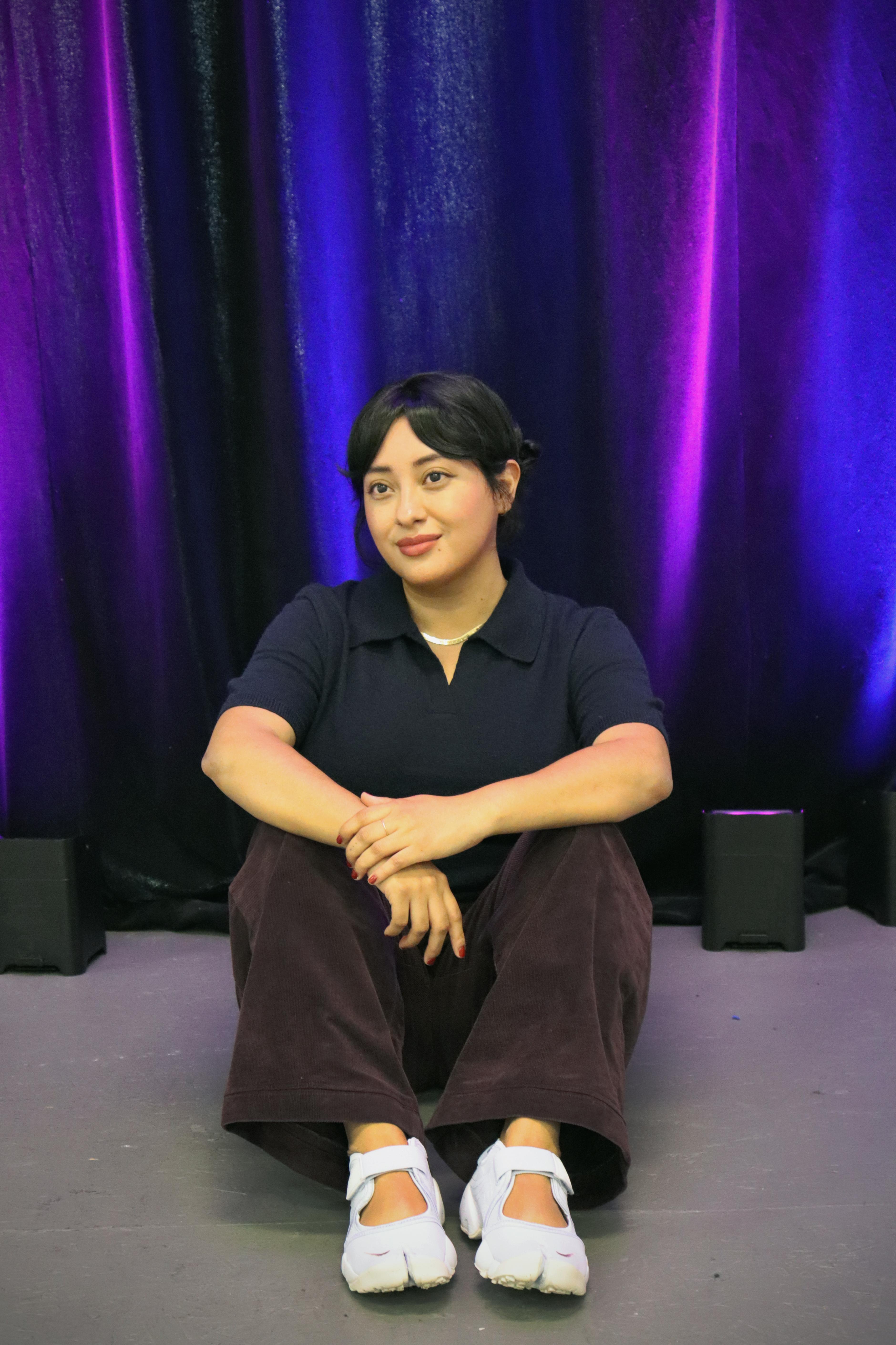 Portrait of teaching artist Daniela Galindo at Asian Arts Initiative.
