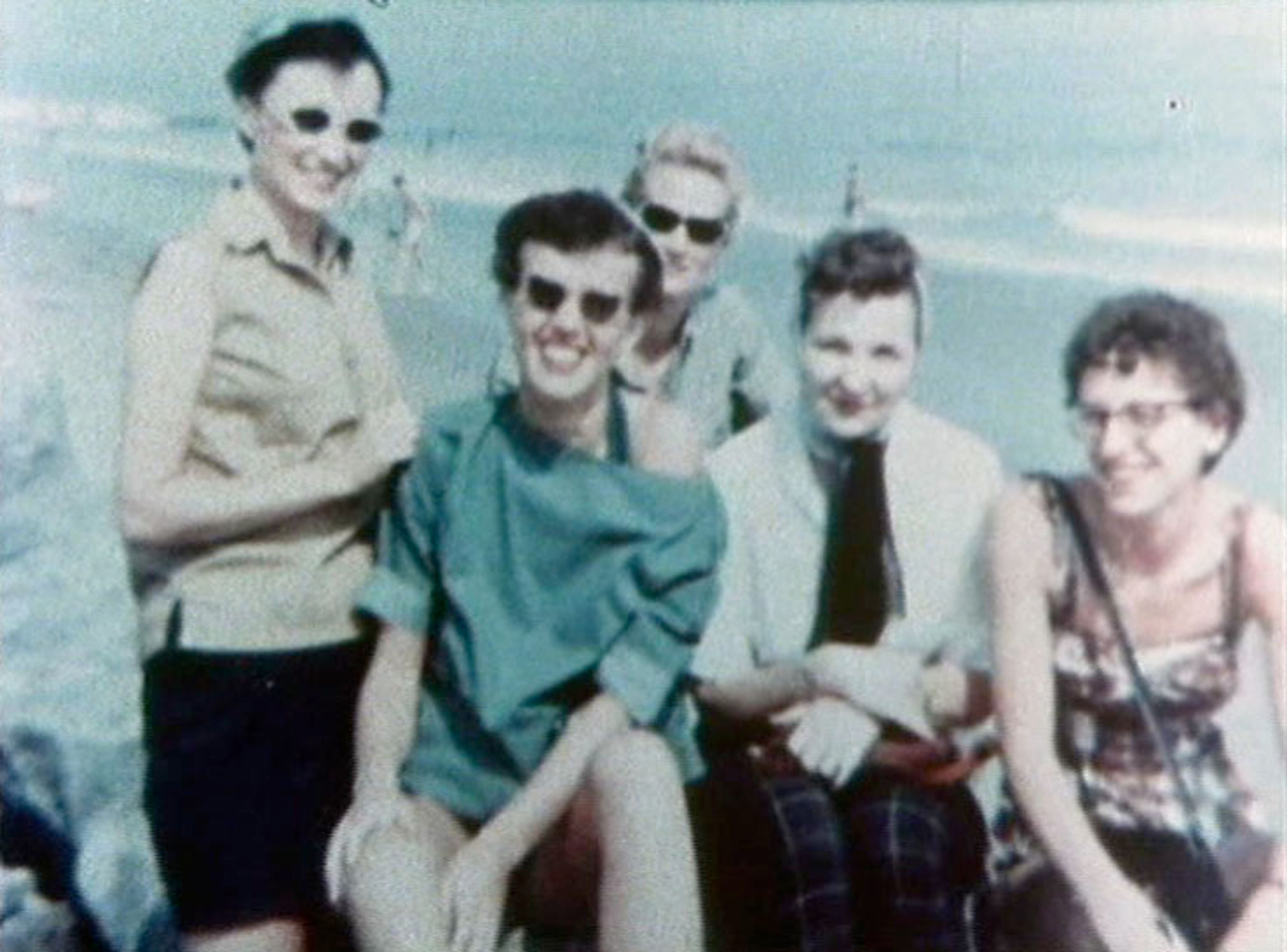 An photograph of a group of lesbian friends in the 1950s. 