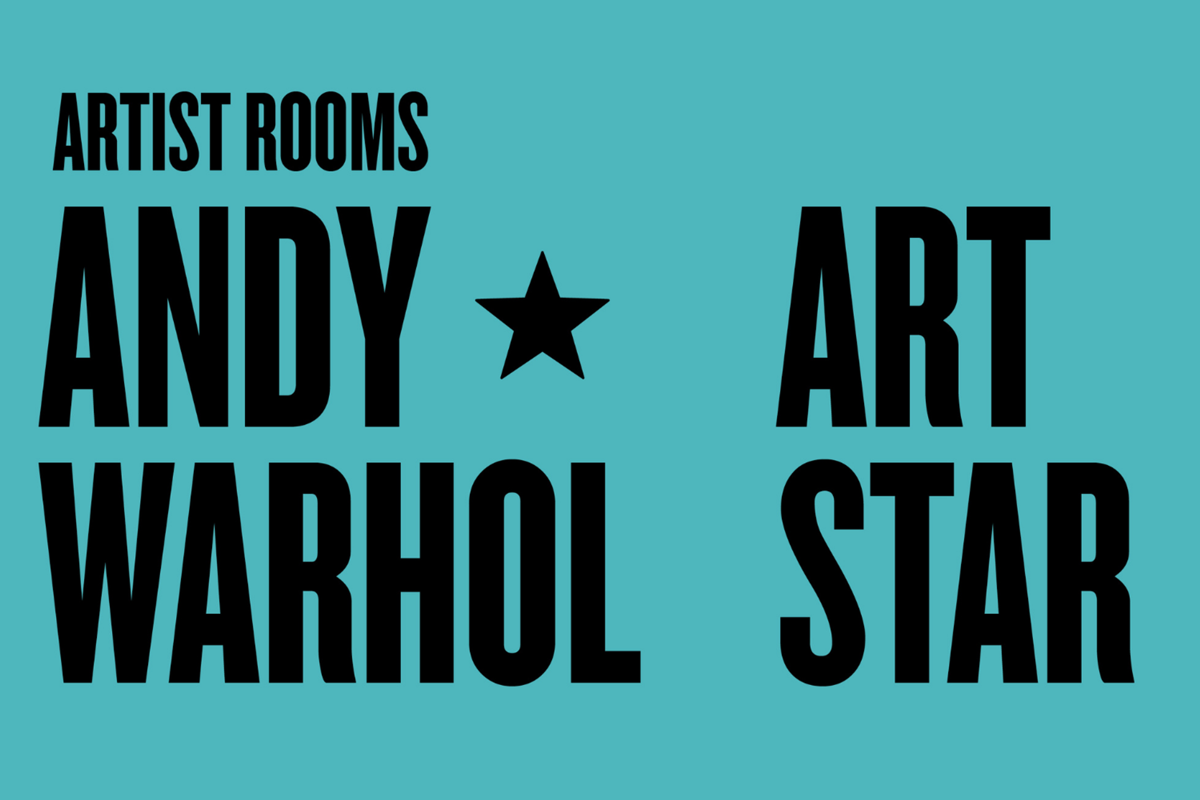 Andy Warhol Art Star exhibition logo