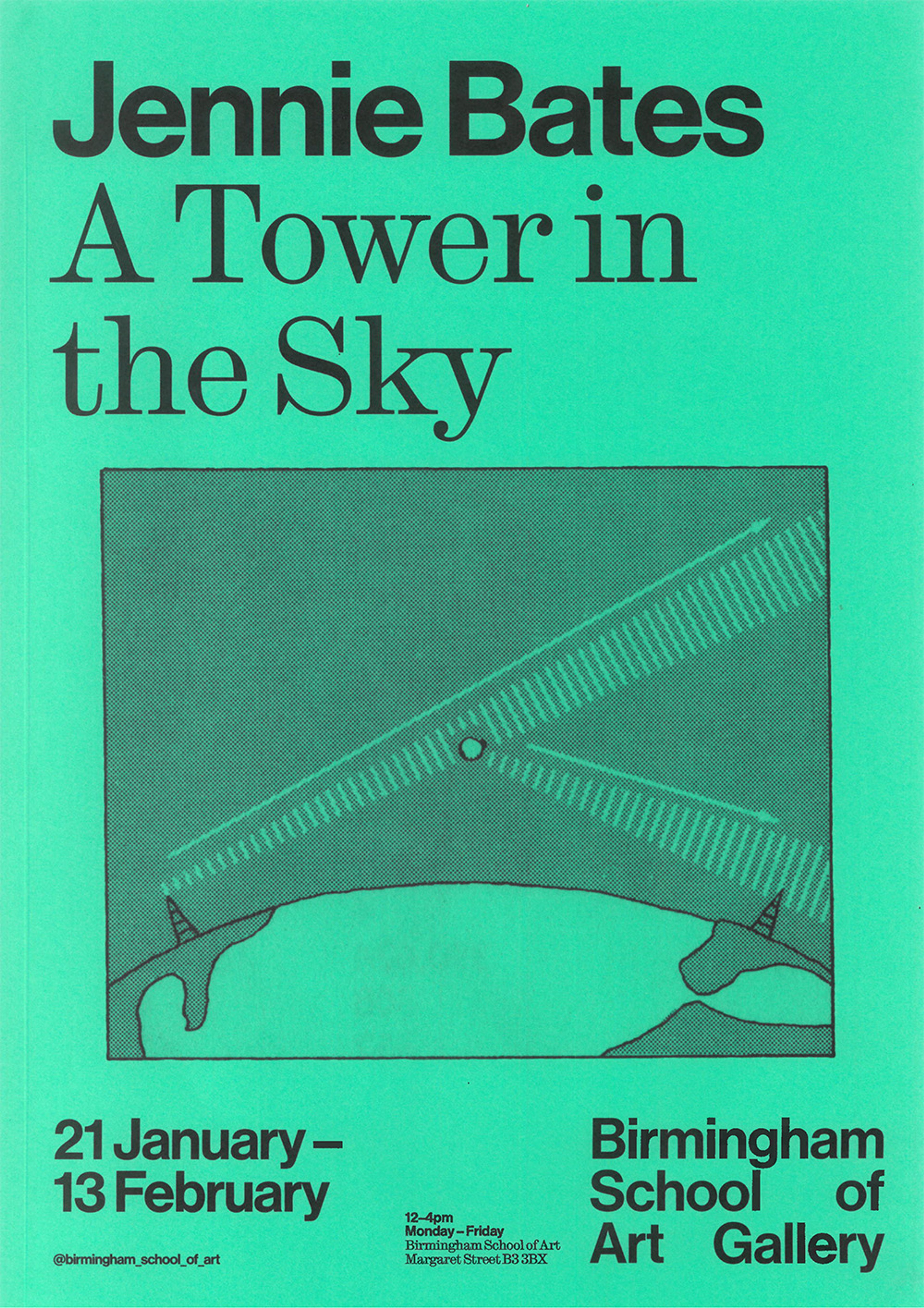 poster for Jennie Bates A Tower in the Sky