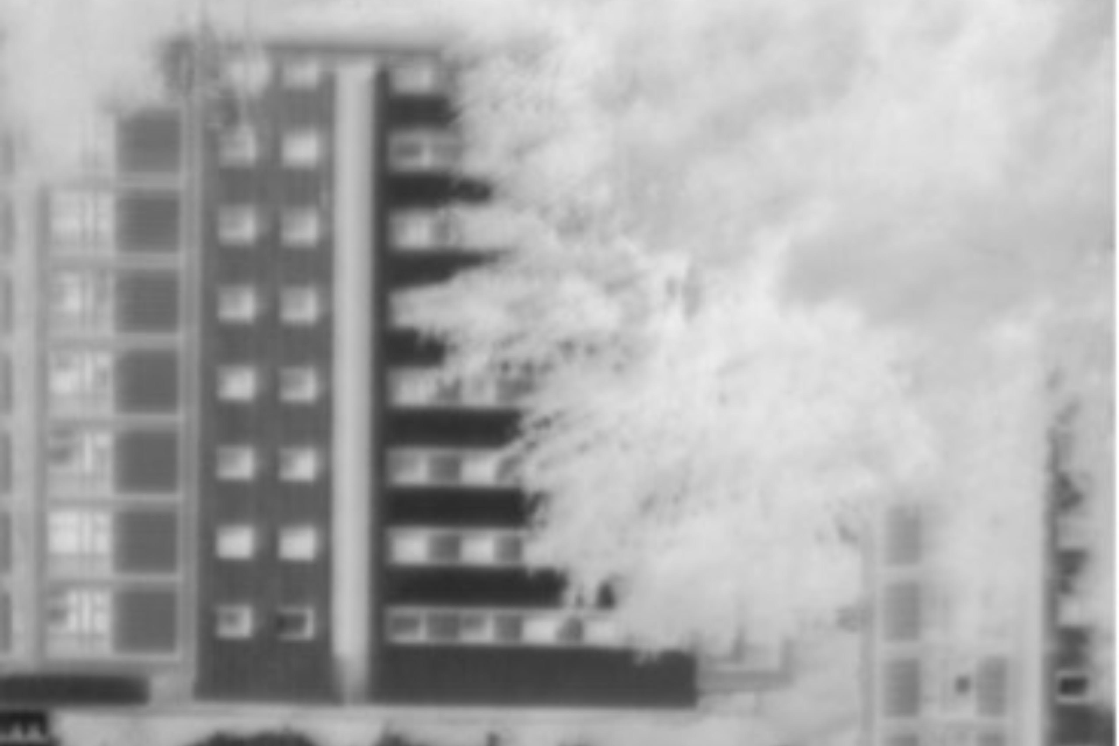 A camera obscura photograph of the Wolverhampton ring road