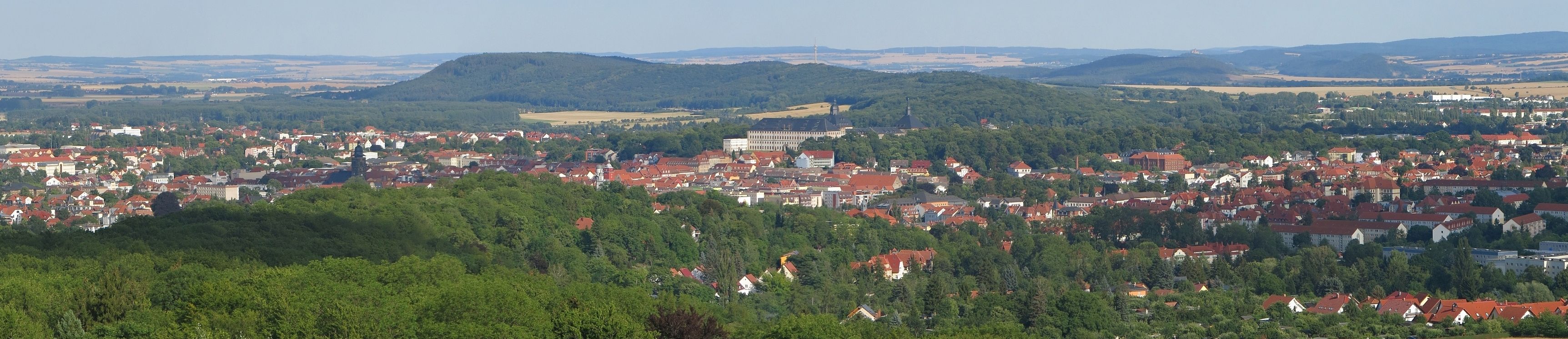 Panorama vom Bürgerturm bei Gotha