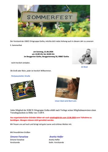 Sommerfest 2026