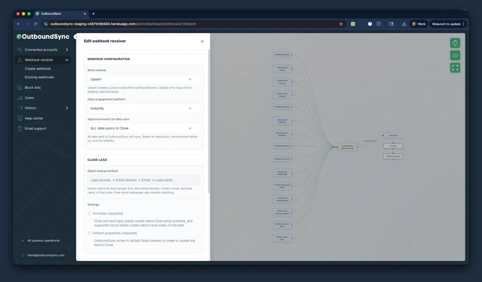 OutboundSync screenshot