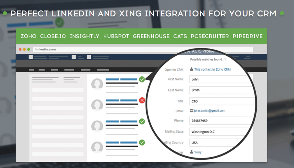 LinkMatch Sales Prospecting Tool