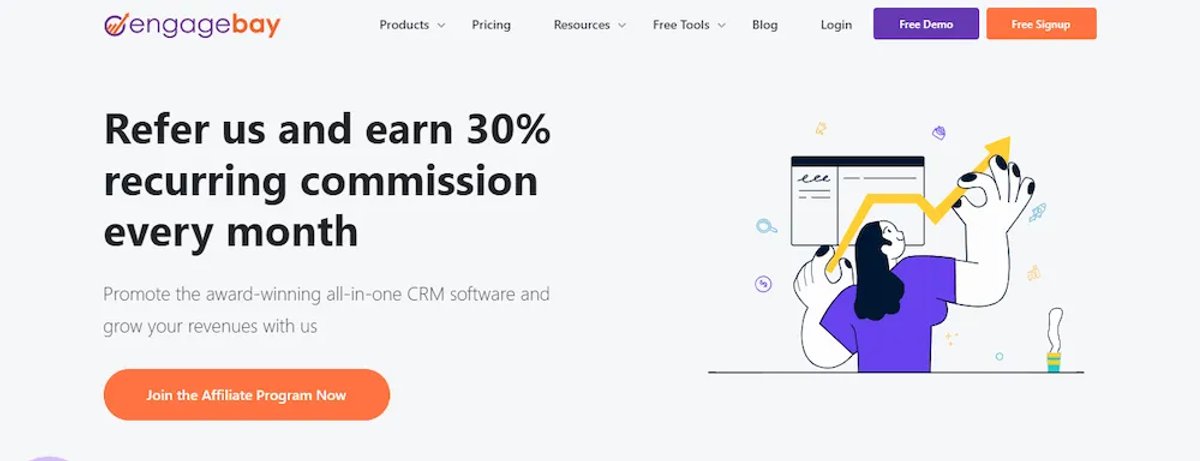 Top SaaS Affiliate Programs for 2023 - EngageBay