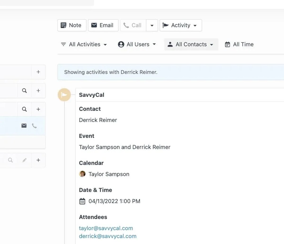 SavvyCal and Close integration