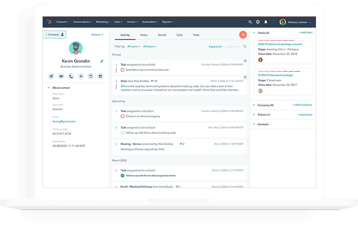 7 Best CRM Solutions for B2B Businesses - HubSpot CRM