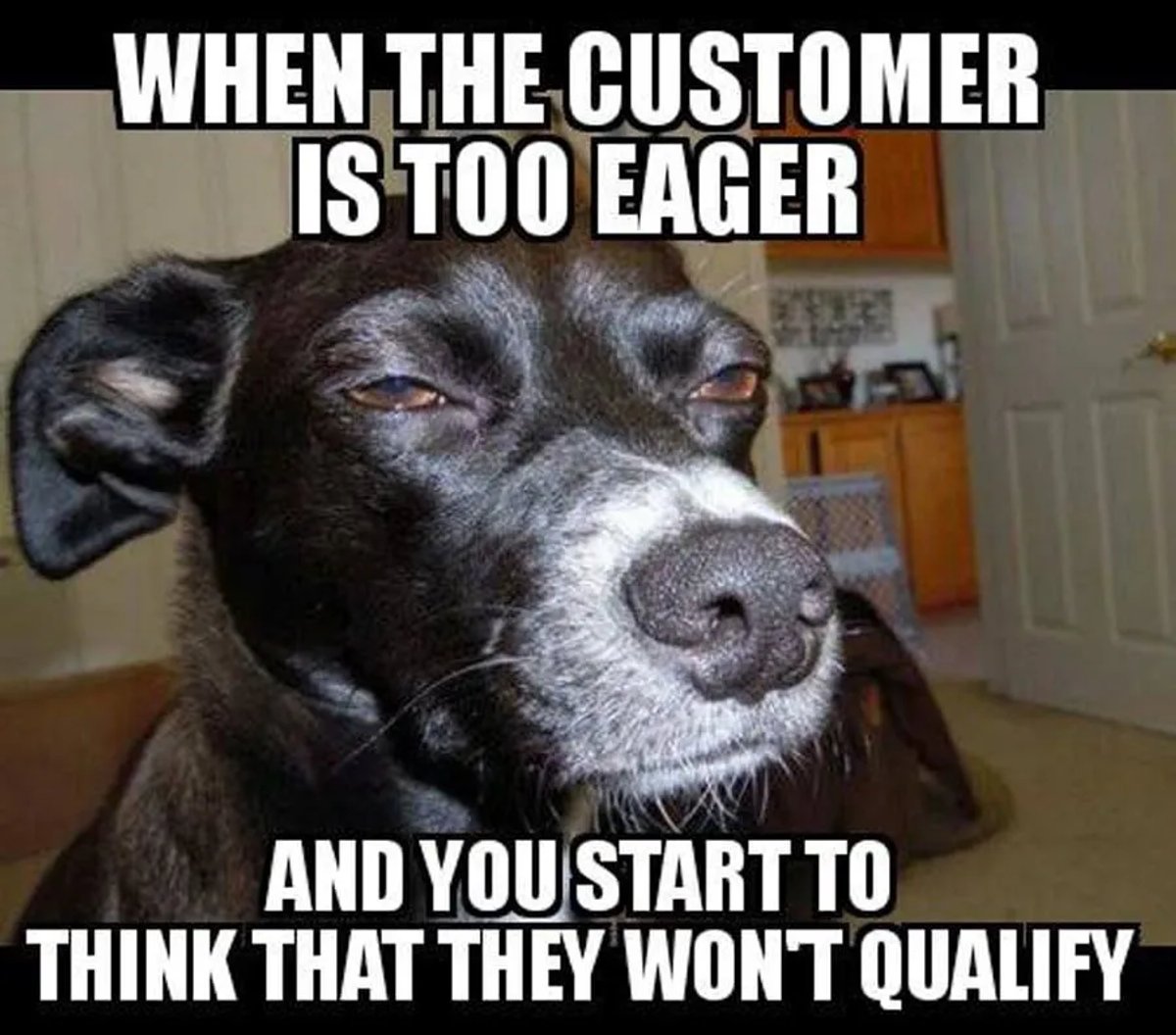 sales meme too eager