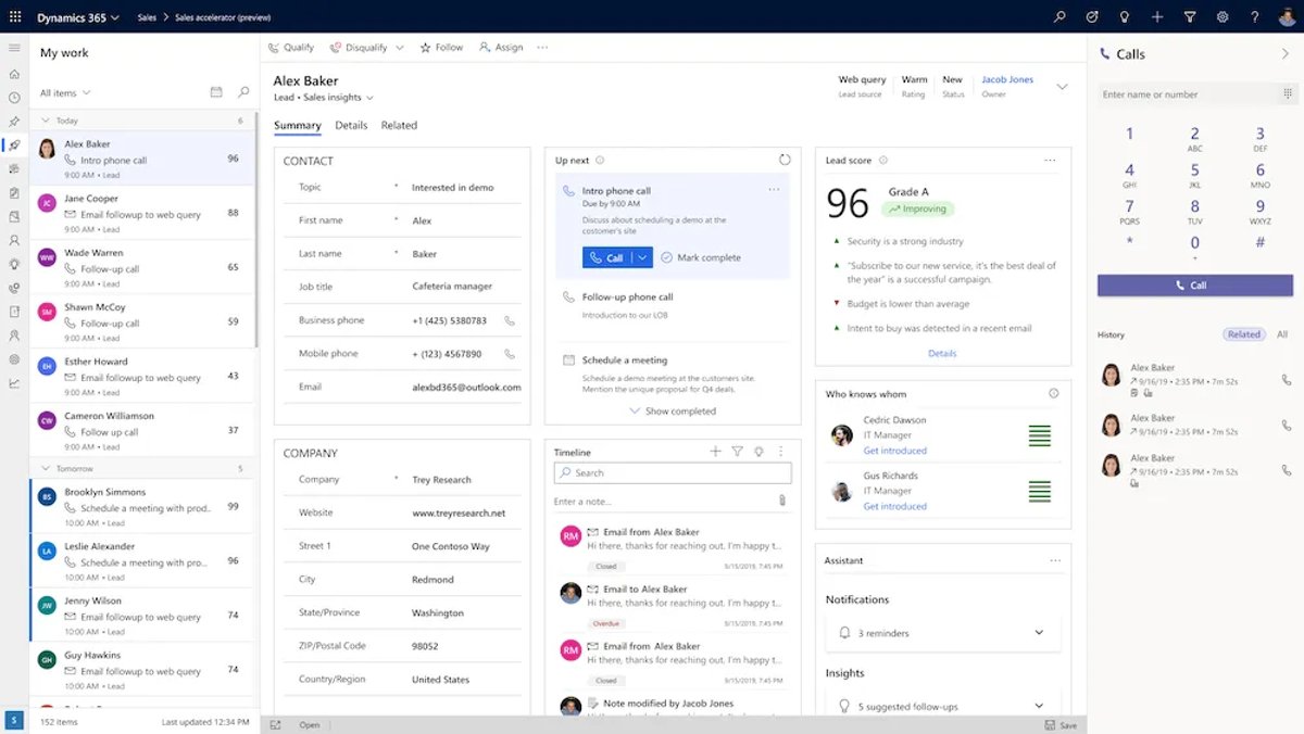 The Best Salesforce Alternatives - Microsoft Dynamics 365