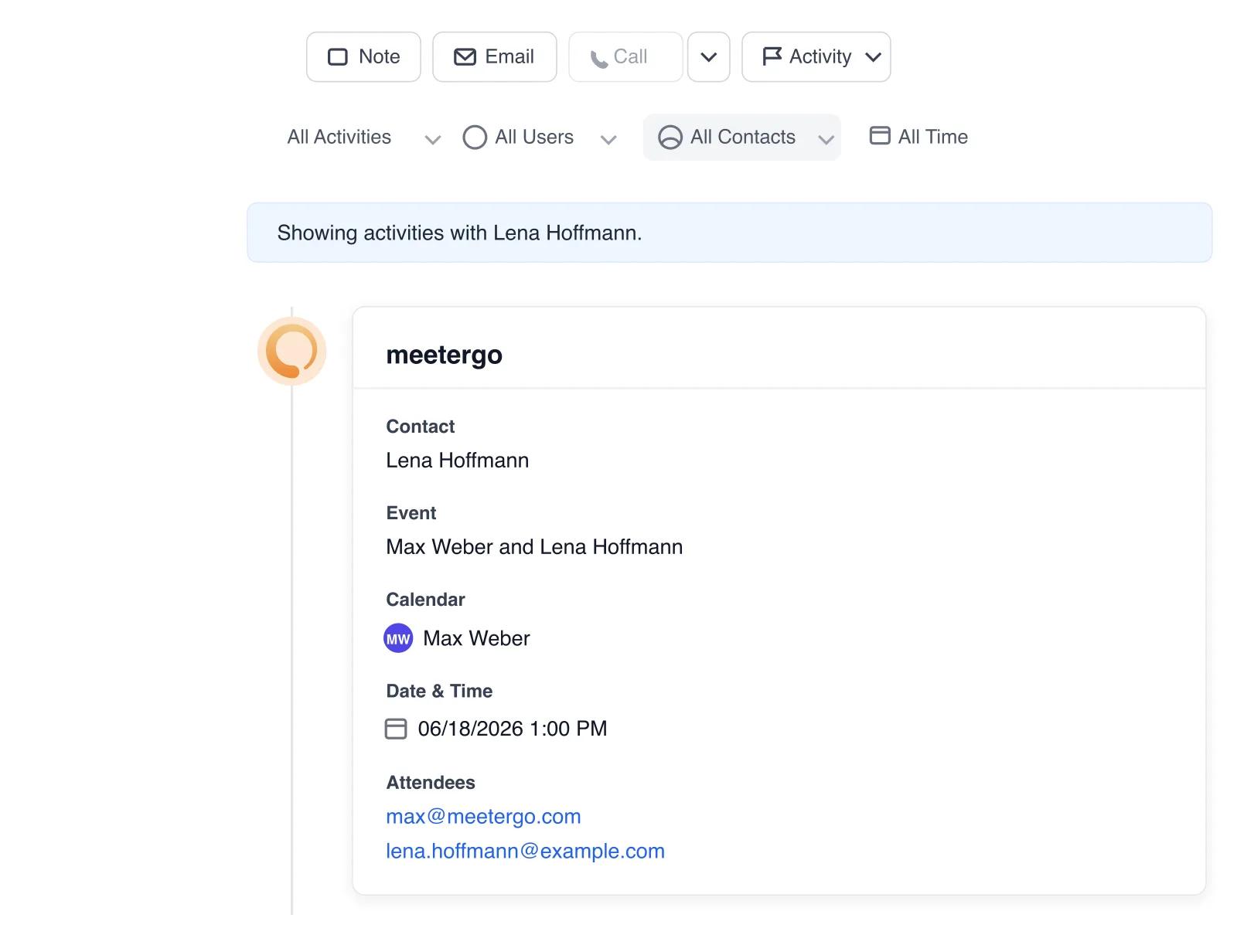 meetergo screenshot