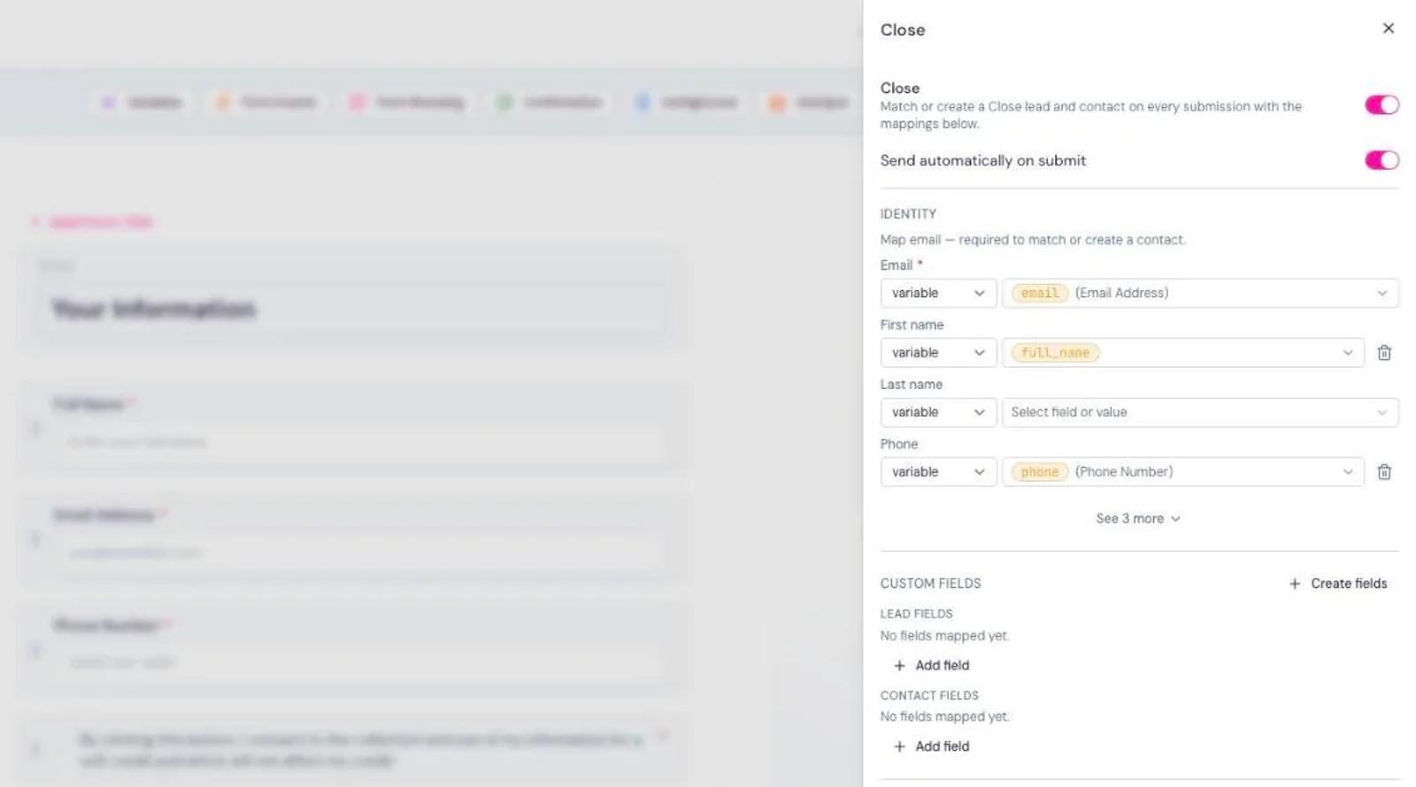 Pixie Form screenshot