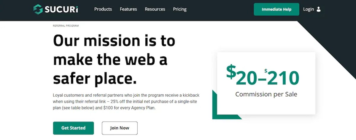Top SaaS Affiliate Programs for 2023 - Sucuri