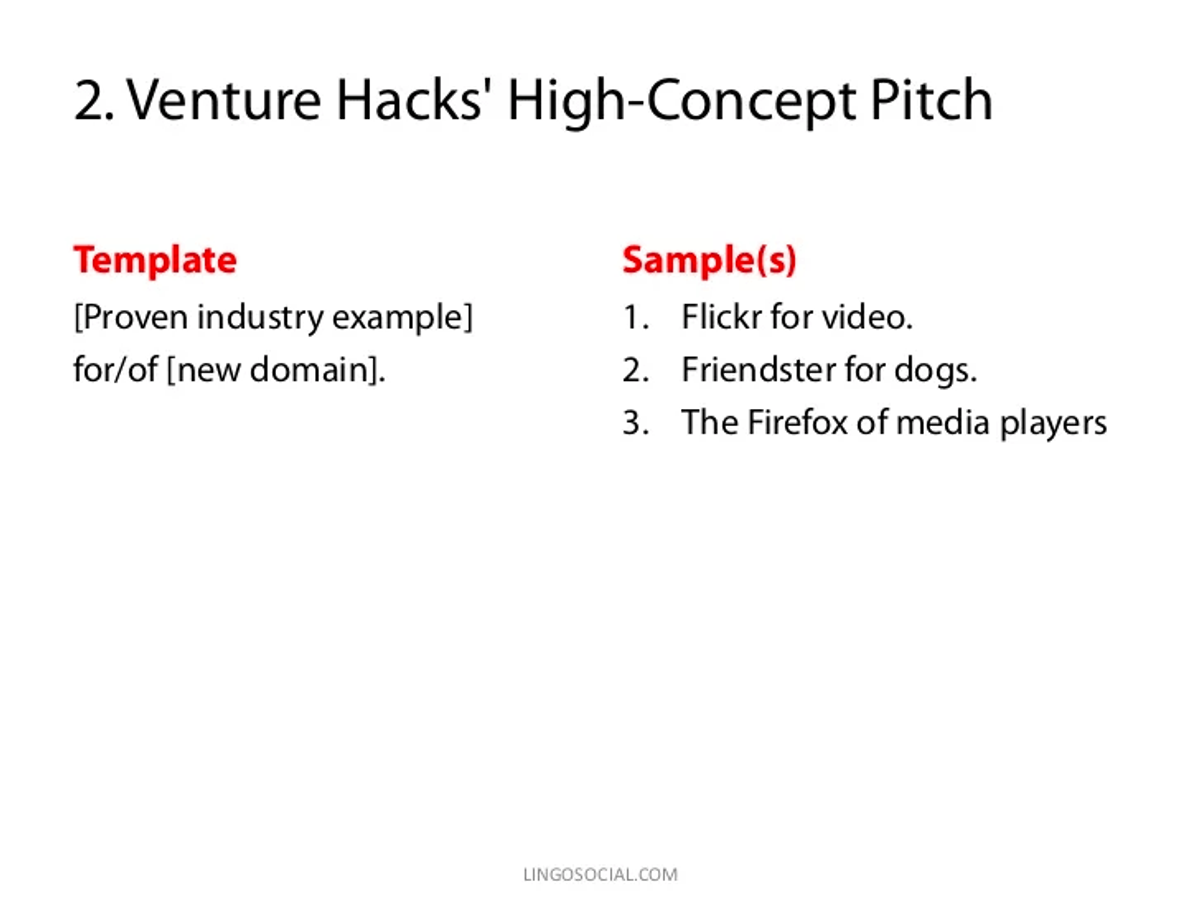 Value Proposition Template - Venture Hacks