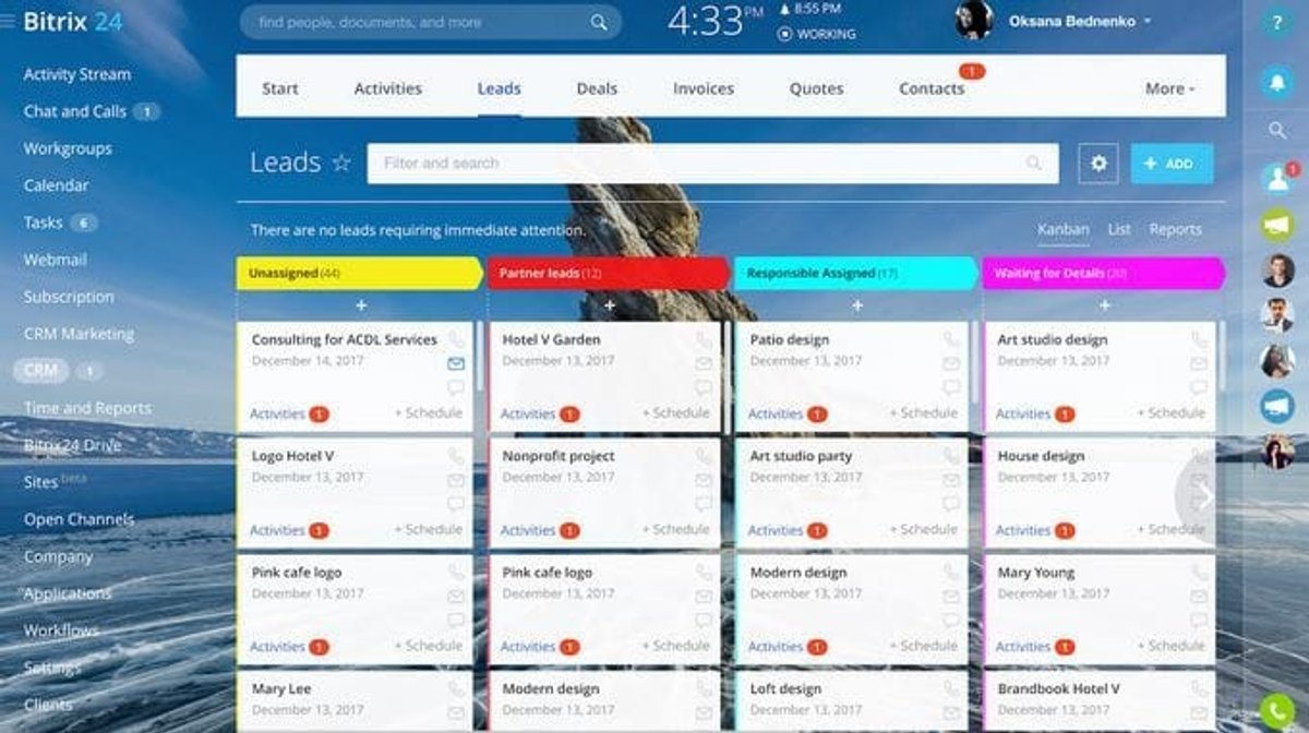Bitrtix24 sales pipeline CRM