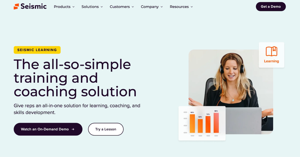 Sales Coaching Software - Sesmic Learning
