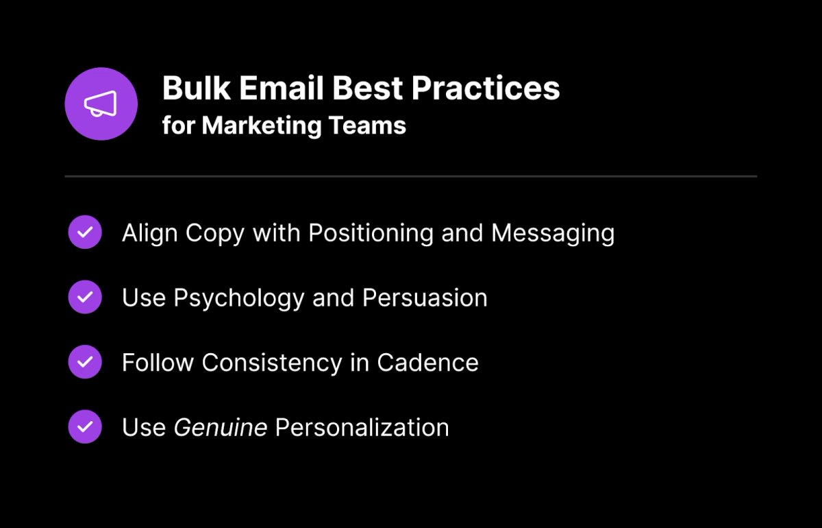 Bulk Email Best Practices for Marketing Team