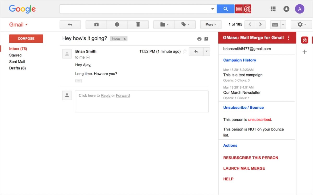 GMass for Email Automation