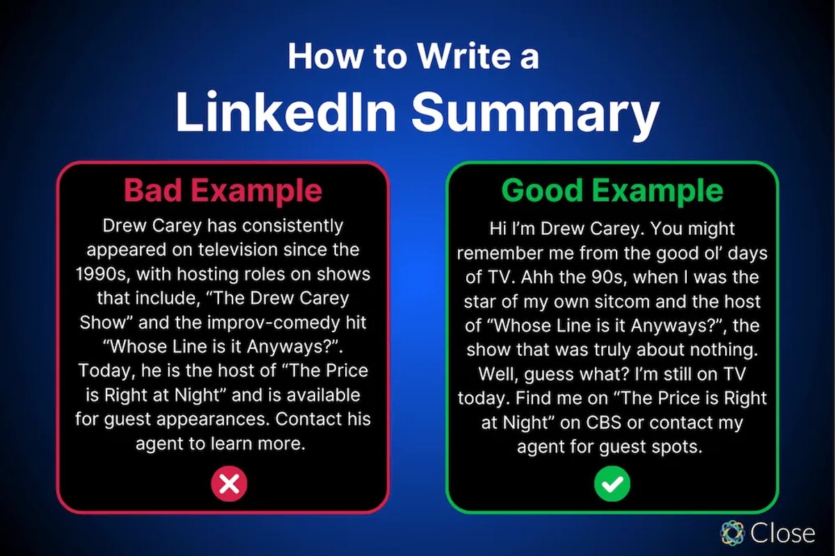 How to Write a Jaw-Dropping LinkedIn Summary - Write in the First Person