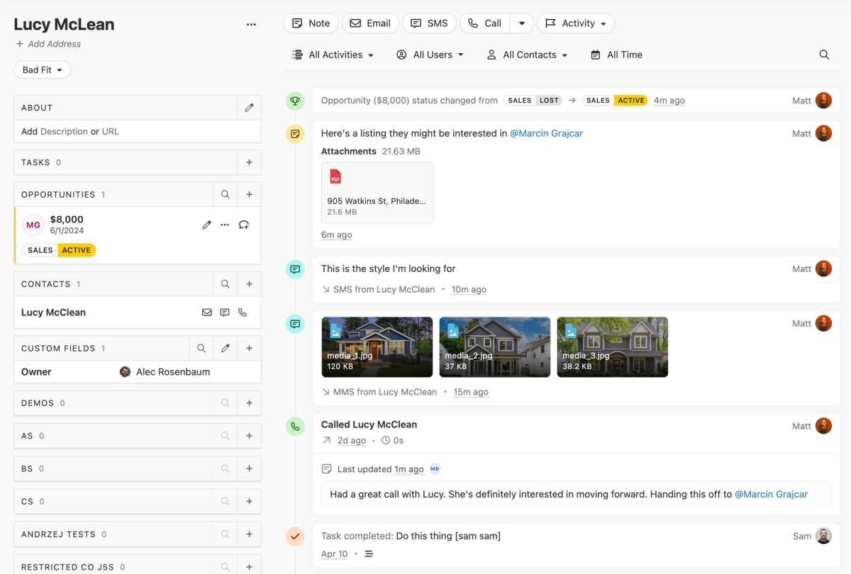 File Attachments on Notes and Files Browser